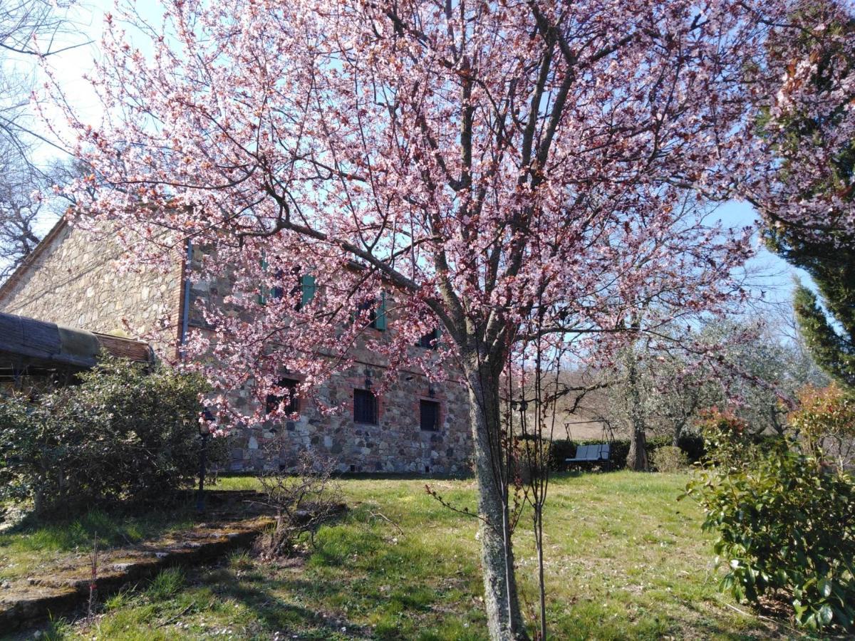 La Fontaiola Villa Le Piazze Luaran gambar