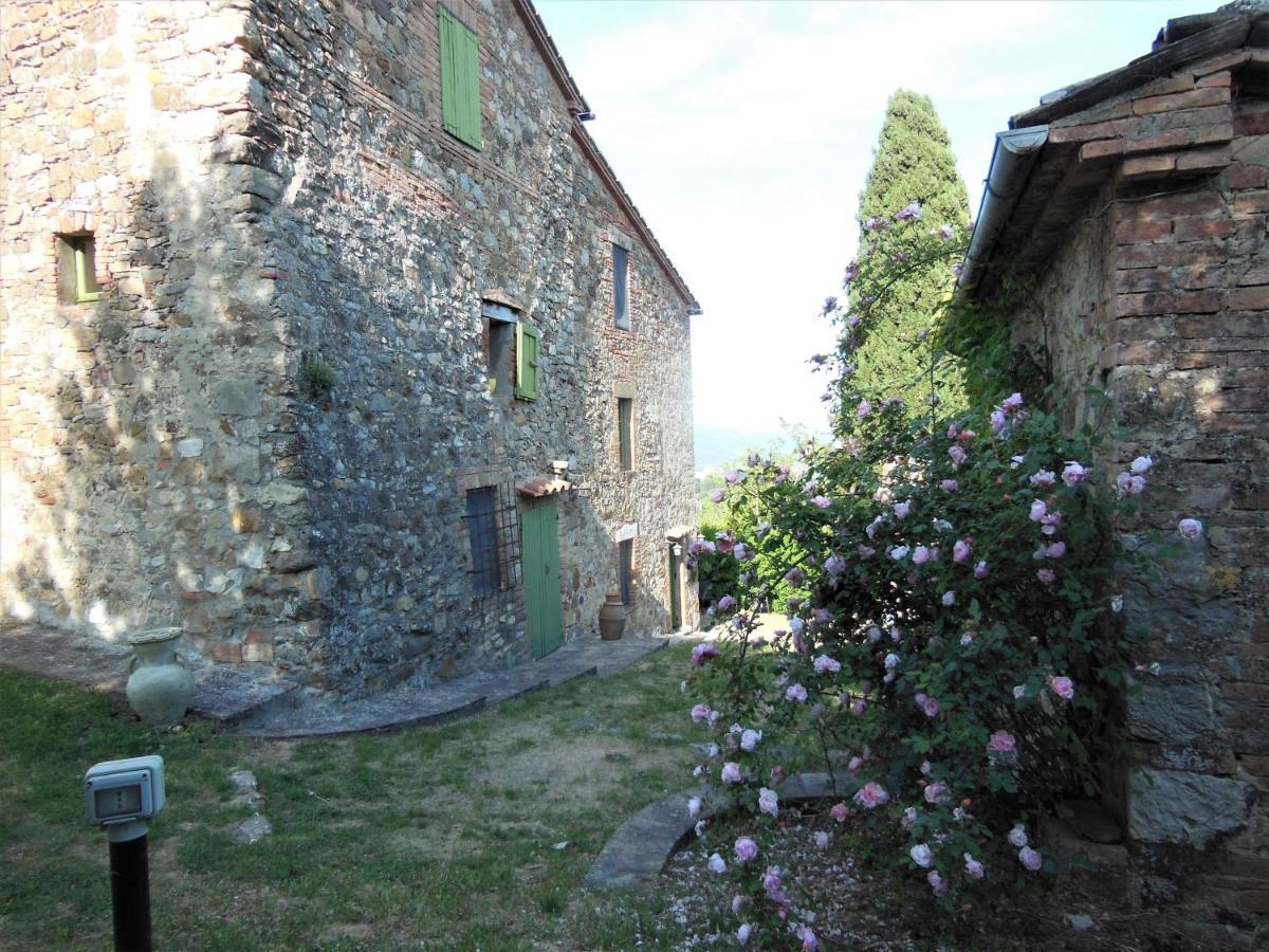 La Fontaiola Villa Le Piazze Luaran gambar