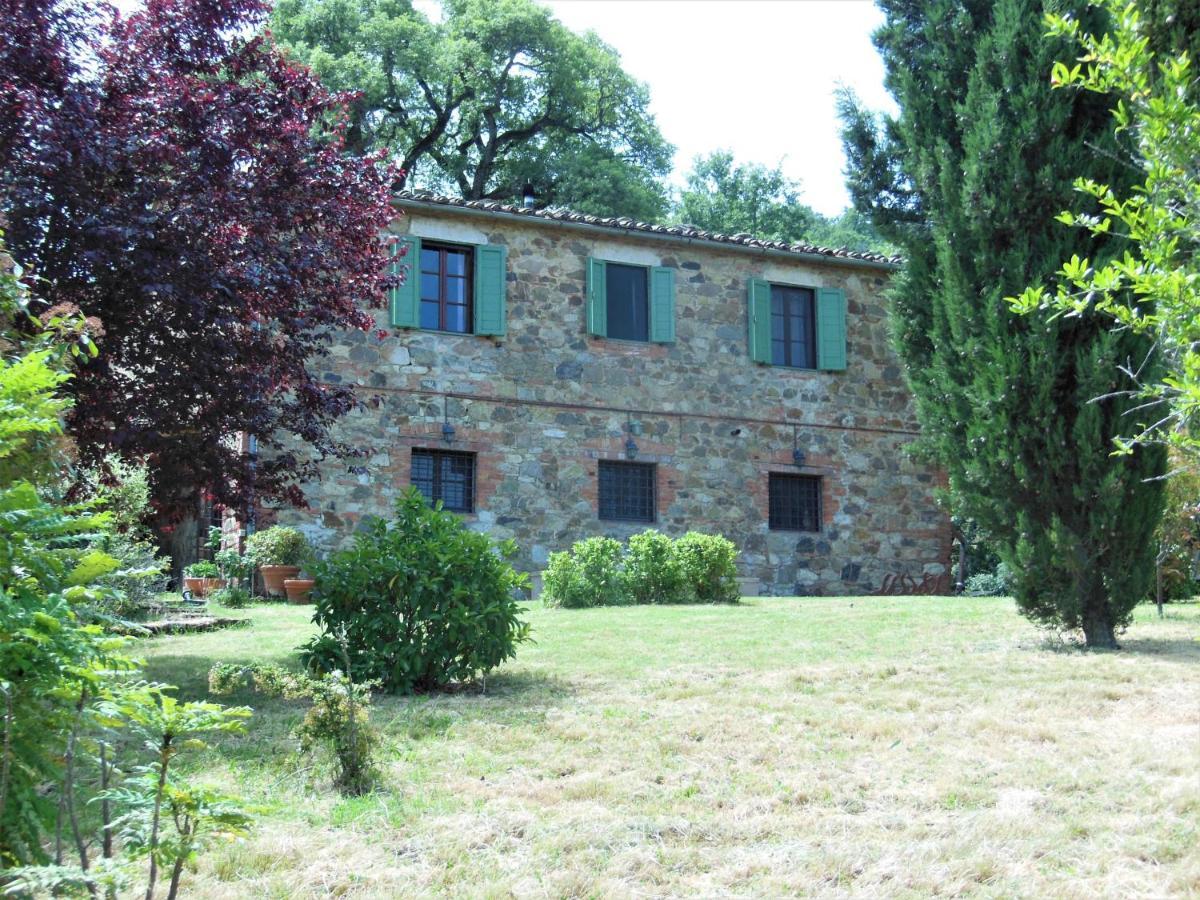 La Fontaiola Villa Le Piazze Luaran gambar