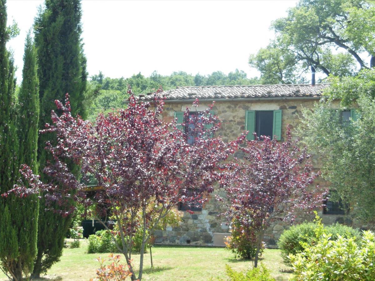 La Fontaiola Villa Le Piazze Luaran gambar