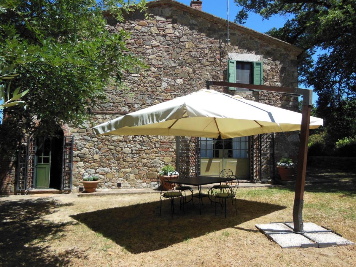 La Fontaiola Villa Le Piazze Luaran gambar