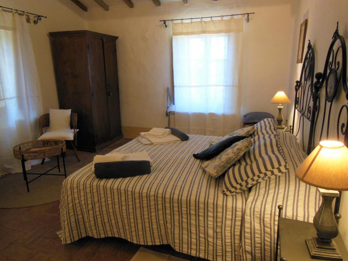 La Fontaiola Villa Le Piazze Luaran gambar