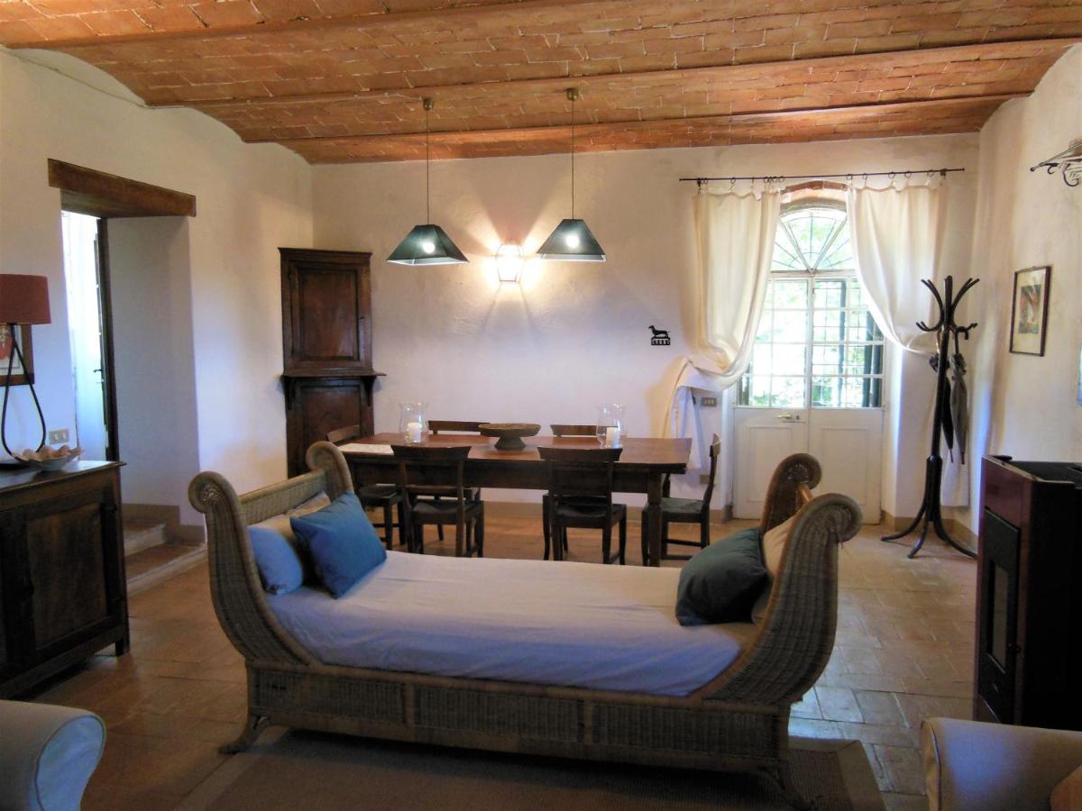 La Fontaiola Villa Le Piazze Luaran gambar