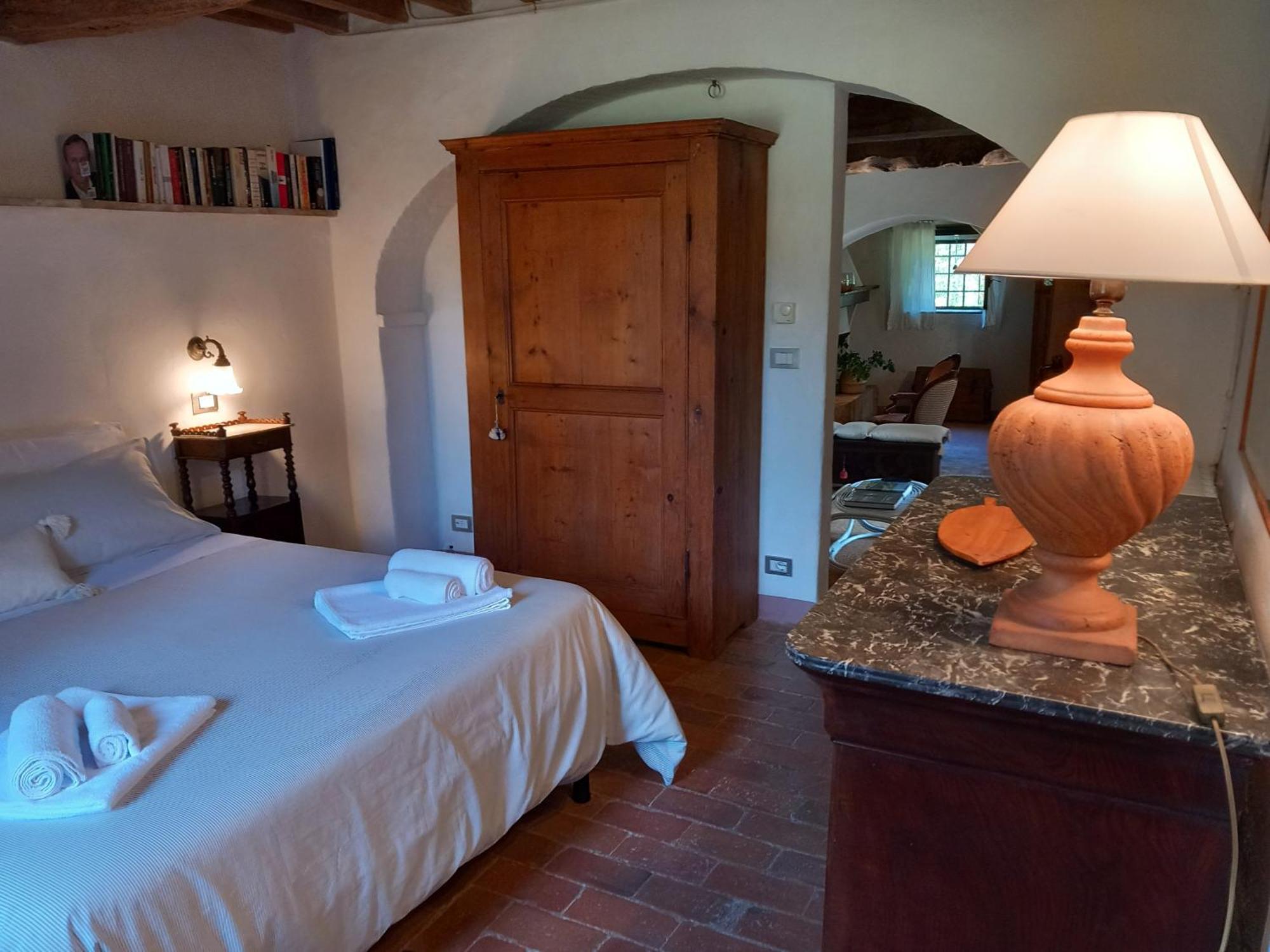 La Fontaiola Villa Le Piazze Luaran gambar