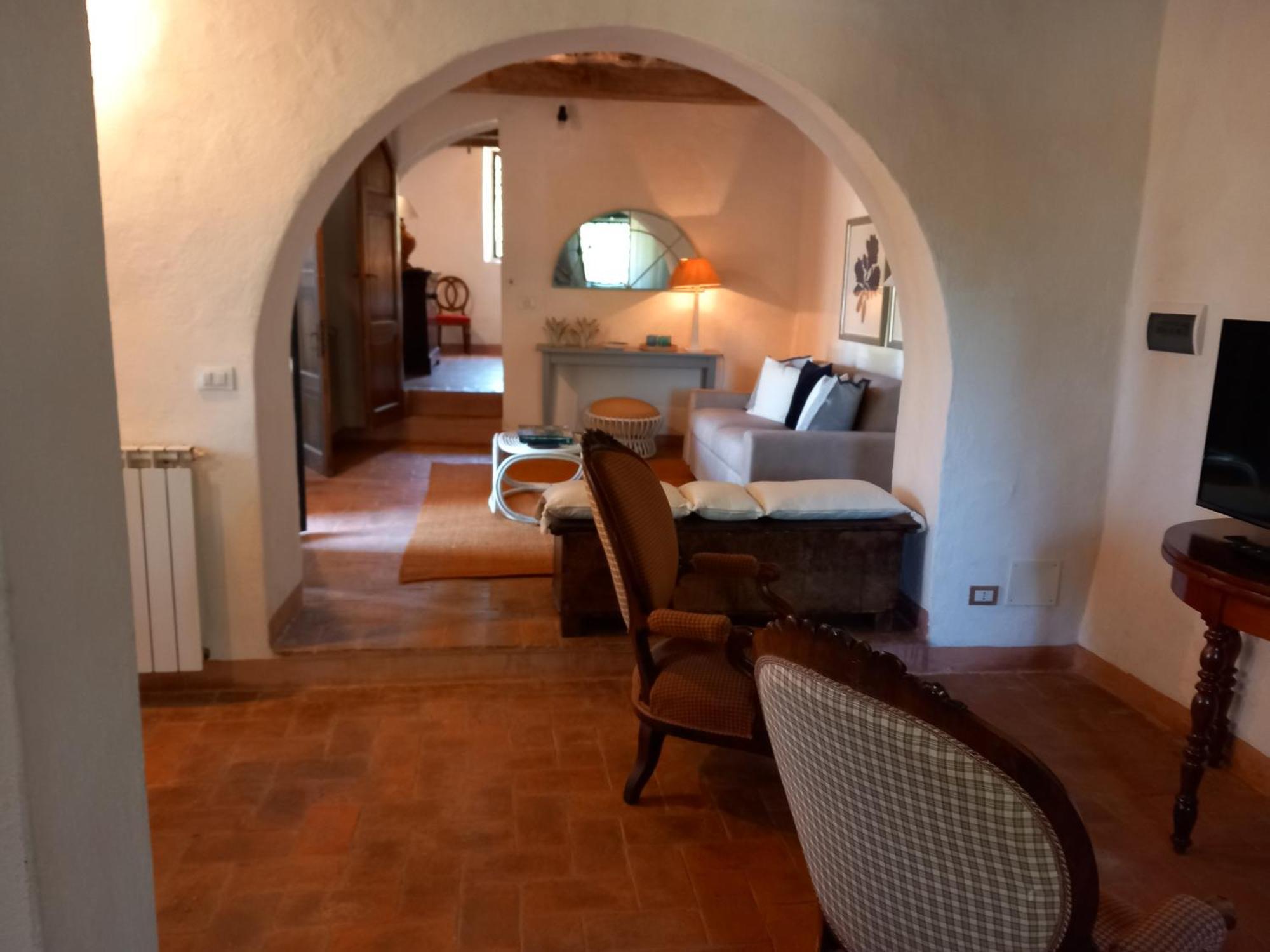 La Fontaiola Villa Le Piazze Luaran gambar