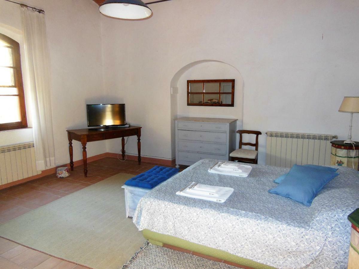 La Fontaiola Villa Le Piazze Luaran gambar